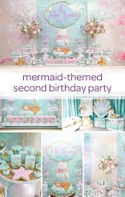 Birthday Party Theme Ideas For Girls Mermaid Birthday Party Pretty My Party Party Ideas Unique Birthday Party Themes Toddler Birthday Party Themes 2nd Birthday Party For Girl