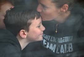 Indiana K-9 officers stage parade for chronically ill McCordsville boy