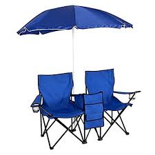 Double Folding Picnic Chair Combo Perfect For Use At The Beachparkcampingoutdoor Sporting Events Be Beach Chair Umbrella Folding Camping Chairs Picnic Chairs
