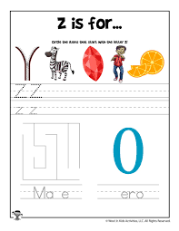 letter z phonics recognition worksheet woo jr kids activities children s publishing
