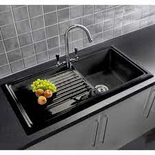 500x870 tibet 1 bowl rvs brushed steel. Ceramic Kitchen Sinks
