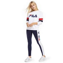 Fila Women Clothing Factory Price Womens Fila Newton Crew Sweatshirt White Uk484117 Fila Sale Clothes For Women Crew Sweatshirts White Sweatshirt