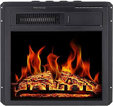 The goal was to turn it into a functional fireplace, so i spent some time researching electric inserts. Amazon Com Antarctic Star Electric Fireplace Insert 18 Freestanding Heater Remote Control With 7 Log Hearth Flame Settings Adjustable Flame 1500w Black Kitchen Dining