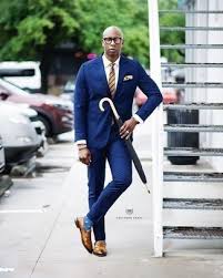 True, navy is a reliable blue option. Blue Suit With Gold Tie Outfits 35 Ideas Outfits Lookastic