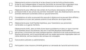 This Is How France S New Coronavirus Lockdown Permission Form Works The Local