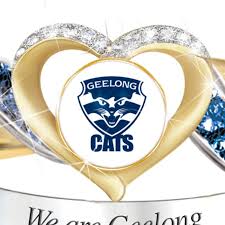 The geelong football club, nicknamed the geelong cats, is a professional australian rules football club based in geelong, victoria, australi. Afl Geelong Cats Women S Team Ring With Team Colour Diamonesk Simulated Gems