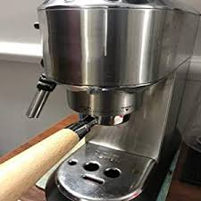 Maybe you would like to learn more about one of these? Neouza Espresso Coffee Bottomless Portafilter 51mm Apply For Delonghi Coffee Machine Ec680 Ec685 No Base Filter Holder Stainless Steel Cup Filter Basket Wooden Coffee Handle Amazon Co Uk Home Kitchen
