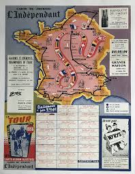 Tour de france 2020, l'étape en direct. 1956 Le Courrier Tour De France Vintage Poster Tour De France Vintage Poster Tour De France Cycliste