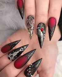 We hope that you liked! 45 Stylish Red And Black Nail Designs You Ll Love Be Modish