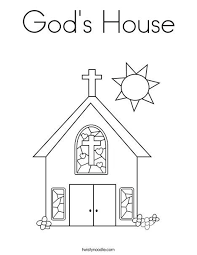 Select from 35870 printable crafts of cartoons, nature, animals, bible and many more. God S House Coloring Page Sunday School Coloring Pages Sunday School Coloring Sheets School Coloring Pages