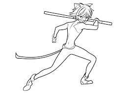 Maybe you would like to learn more about one of these? Color Area Ladybug Friend Cat Noir Coloring Pages