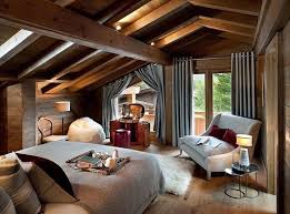 Mountain Chalet So Cosy So Chic So Totally Charming Artsnsensibility House Design Log Homes Master Suite Bedroom