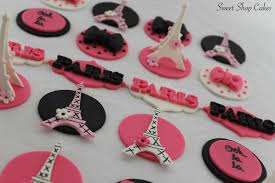 The eiffel tower is a striking feature on these printable's along with a sophisticated chic vibe. Paris Themed Cupcake Toppers Cakecentral Com