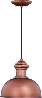 See more ideas about copper pendant lights, lights, pendant lighting. Vaxcel T0408 Franklin Modern Brushed Copper Exterior Hanging Pendant Light Vxl T0408