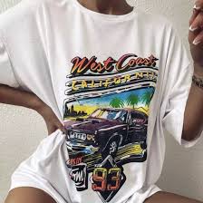 Graphic tees are super versatile, comfy and is a wardrobe staple. T Shirt Women Oversized Vintage Car Racing Style Graphic Tees White Tees Trendy Shirt Sublimation Print Lazada Ph