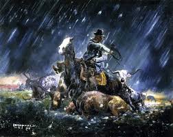 Dangerous Crossing By Will Sampson Jr Mountains Thunderstorms Lightning Rain They Awe Me Man Doesn T W Will Sampson Native American Art Western Art