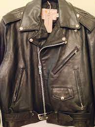 Excelled Vintage Leather Biker Jacket Men S Size 42 Made In Usa Leather Bike Jacket Bike Jacket Men Biker Jacket Men