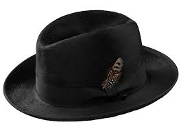 Alpha Godfather Homburg Beaver Silk Hat Hats For Men Mens Hats Fashion Mens Dress Hats