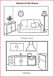 Ficha De La Casa En Ingles Jpg 455 639 Childrens Worksheets House Worksheets