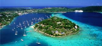 The vanuatu islands form an irregular y shape and extend for some 400 miles or 650 kilometers. Vanuatu Wikitravel