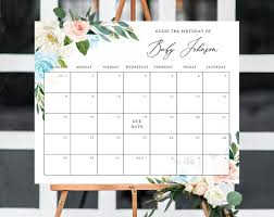 Due Date Calendar Template Baby Shower Calendar Baby Due Date Game Printable Baby Birthday Predictions Guess The Due Date Templett Guess Baby Birthday Calendar Baby Due Date Calendar Guess Baby Birthday