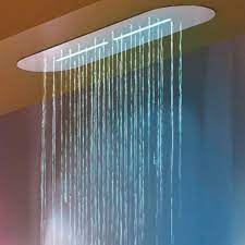 You definitely will have a difficult time picking from the wide array of products such as led shower heads and oil rubbed bronze led showerheads. Recessed Ceiling Shower Head Rn5000l Ama Luxury Shower Oval Rain With Chromotherapy
