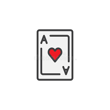 Ace of hearts playing card against a black background. Ace Hearts Logo Stock Illustrations 238 Ace Hearts Logo Stock Illustrations Vectors Clipart Dreamstime