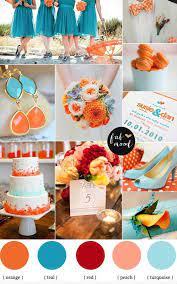 Here are some orange and teal wedding ideas to hopefully give you a little weekend inspiration. Turquoise And Orange Beach Wedding Teal Orange Turquoise Teal Wedding Colors Beach Wedding Turquoise Orange Wedding Colors