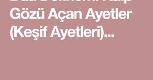 Dua Definem Kalp Gozu Acan Ayetler Kesif Ayetleri Kesif Dualar Cekim Yasasi