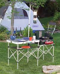 Best camping dishes and utensils. Coleman Pack Away Kitchen Outdoor Camp Synthetic Multi Coloured Amazon Co Uk Sports Outdoors