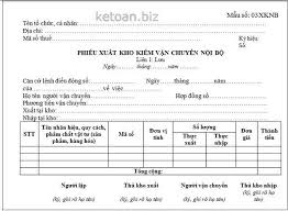 Mẫu giấy đi đường cho hàng hóa. Phiáº¿u Xuáº¥t Kho Kiem Váº­n Chuyá»ƒn Ná»™i Bá»™ Sá»­ Dá»¥ng Khi Nao Káº¿ Toan Thuáº¿ Thong Tin Tai Chinh