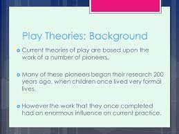 Her theories of play are influenced by the creator of kindergarten friedrich froebel and she has published more than 28 books in her chosen field. Foundation Degree Level 5 B Play And Recreation Play Theories Ppt Video Online Download