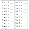 If you know a few basic addition facts, the times 2 multiplication table is easy, and again, keep in mind the first rule, and this knocks the nx2 problems from all the other tables as well. 1