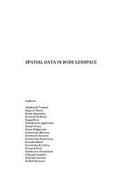 You fill in the forms with information about a source, such as the author(s), title, and publication date. Pdf Spatial Data In Wide Geospace