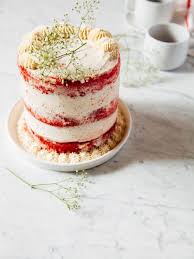 Take your red velvet desserts beyond your best red velvet cake recipes this holiday with these delicious dessert ideas for christmas. A Naked Red Velvet Cake With Creme Fraiche Frosting For A Blog Birthday Hummingbird High
