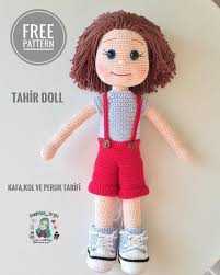 Tahir Doll Kafa 1 Sihirli Halka Icerisine 6si 2 Her Bir Ilmege Cift Batip 12si 3 1si 1a X 6 18si 4 2si Tig Isleri Amigurumi Oyuncak Bebek Amigurumi