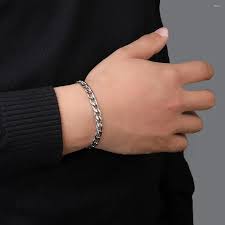 Hip Hop Trendy 7mm Cuba Stainless Steel Link Cool Bracelets For Men With  Cutting Polish For Women And Men Thick, Rust Proof Jewelry From Htiancai,  $11.81