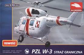 246 części z szarego plastiku. Pzl W 3 Sokol Aj Model 72003