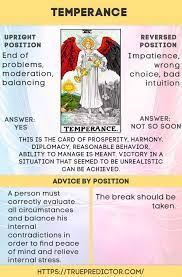 This is how enlightened beings are able to remain on a high vibration, no matter what challenges come your way. Temperance Interpretation And Meaning In Love And Money Readings Temperance Tarot Card Tarot Meanings Temperance Tarot