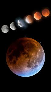 Solar eclipse and lunar eclipse wallpaper, space, moon, sun rays. Blood Moon Lunar Eclipse Android Wallpaper 2021 Android Wallpapers