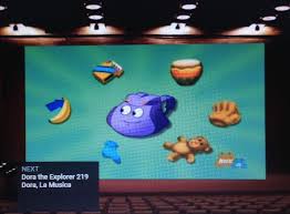 Dora The Explorer Backpack Dora La Musica Banana Blue Sock Teddy Bear Baseball Bat Instrument And Crayons Dora The Explorer Dora Blue Socks
