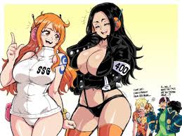 r34 One Piece - One piece hentai - Nico Robin - Boa Hancock - Nami - Vivi