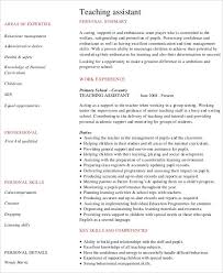 preschool teacher resume template