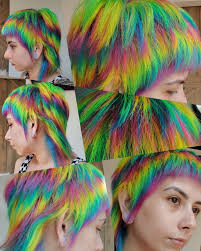 Alt rainbow mullet