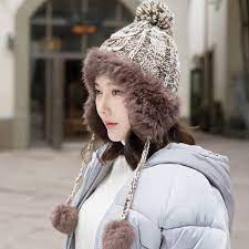 Pin On Womens Winter Hats With Ear Flaps Knit Hats