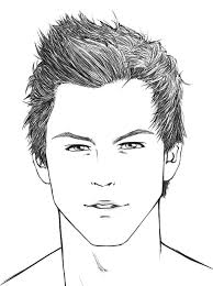 How to draw a male face youtube. Easy Drawings Of A Man S Face Novocom Top