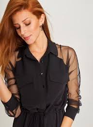 People By Fabrika Kollari Tullu Elbise Siyah Elbise Siyah