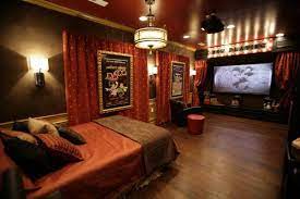 Maybe As A Theater Room And Not A Bedroom Vintage Disney Room Disney Rooms Disney Themed Bedrooms Movie Room Decor