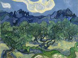 The Olive Trees 1889 Giclee Print Vincent Van Gogh Art Com Van Gogh Olive Trees Olive Tree Painting Van Gogh Landscapes