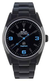 rolex explorer by bamford sons x fragment design erkek moda moda aksesuarlar